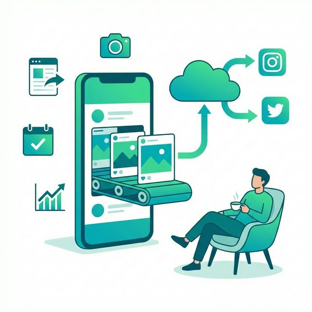 SNS・集客コンテンツAgentのイメージ