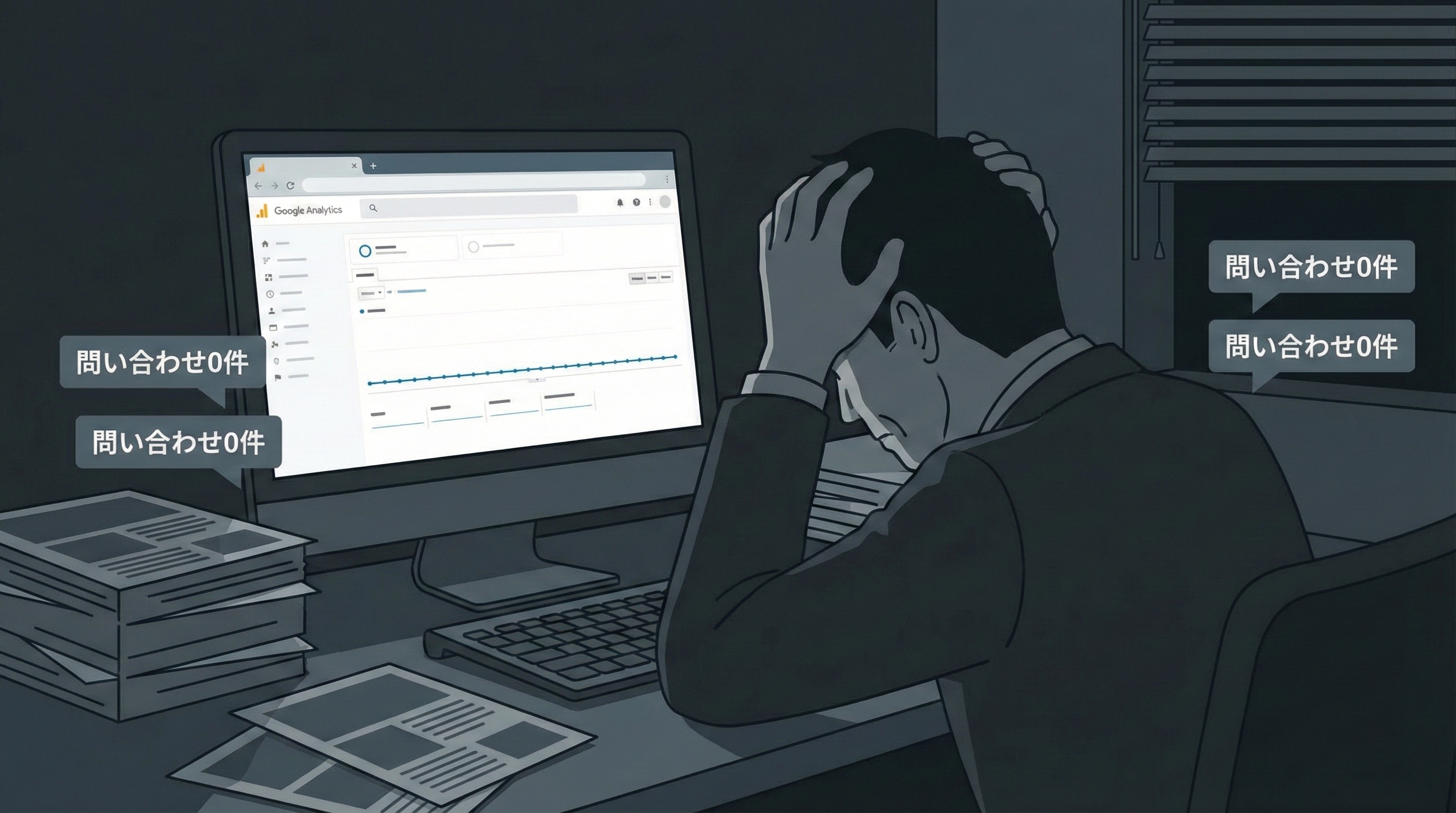 アクセスゼロのサイトに頭を抱える経営者